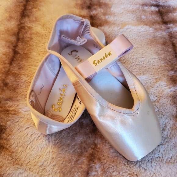 Sansha pointe shoes vegan sole YVETTE D510SP - Picture 2 of 5
